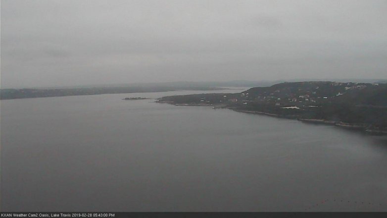 Lake Travis webcam, February 28, 2019 4:45 PM CT