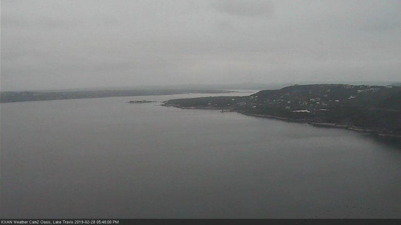 Lake Travis webcam, February 28, 2019 4:50 PM CT
