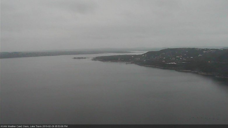 Lake Travis webcam, February 28, 2019 4:55 PM CT