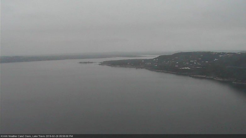 Lake Travis webcam, February 28, 2019 5:00 PM CT