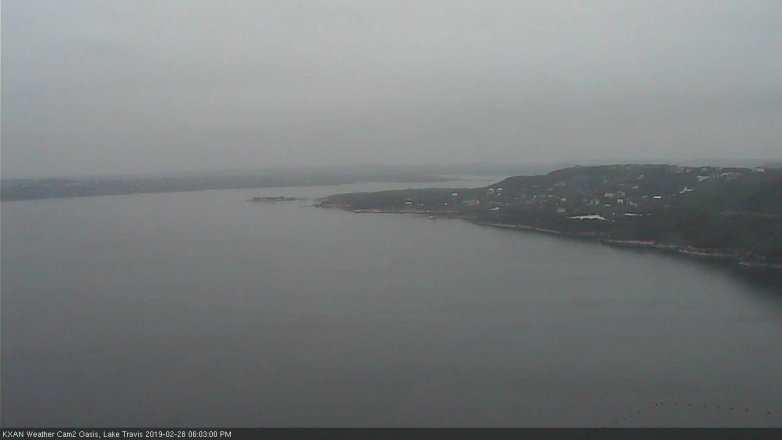Lake Travis webcam, February 28, 2019 5:05 PM CT