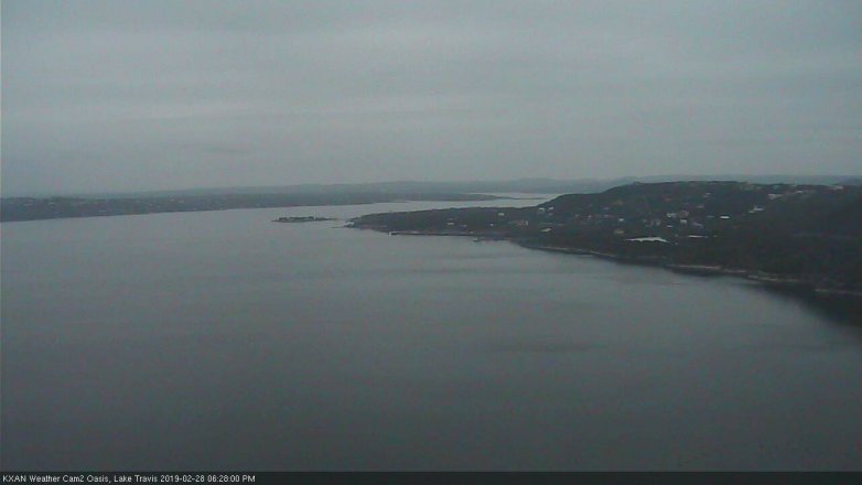 Lake Travis webcam, February 28, 2019 5:30 PM CT