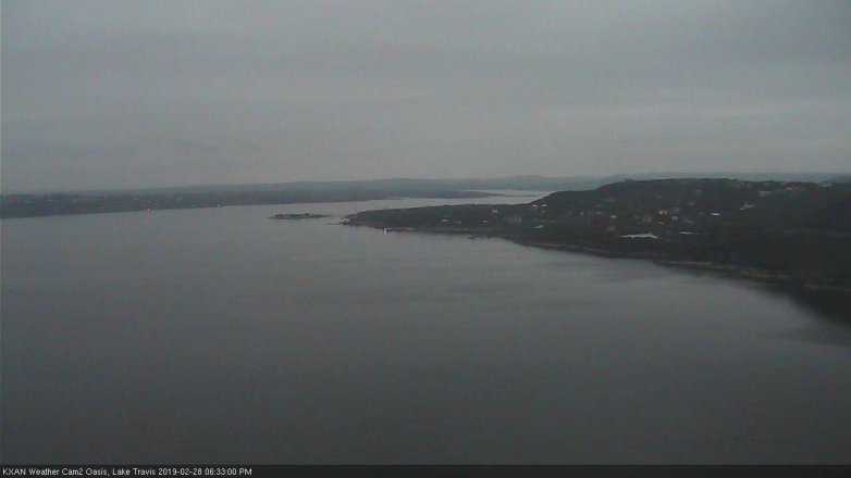 Lake Travis webcam, February 28, 2019 5:35 PM CT
