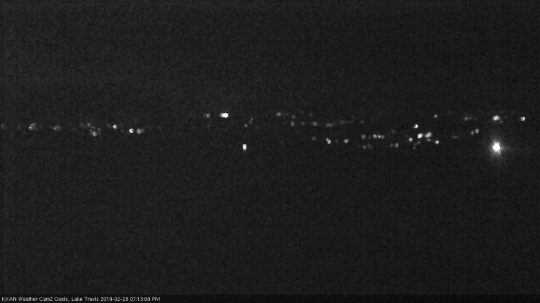 Lake Travis webcam, February 28, 2019 6:15 PM CT