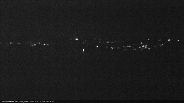 Lake Travis webcam, February 28, 2019 6:50 PM CT