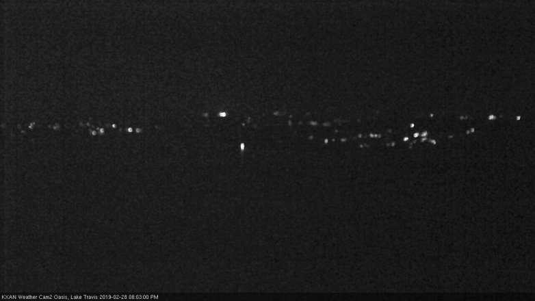 Lake Travis webcam, February 28, 2019 7:05 PM CT
