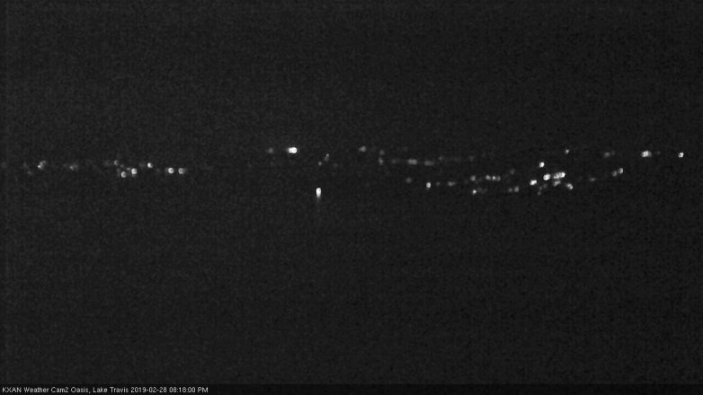 Lake Travis webcam, February 28, 2019 7:20 PM CT