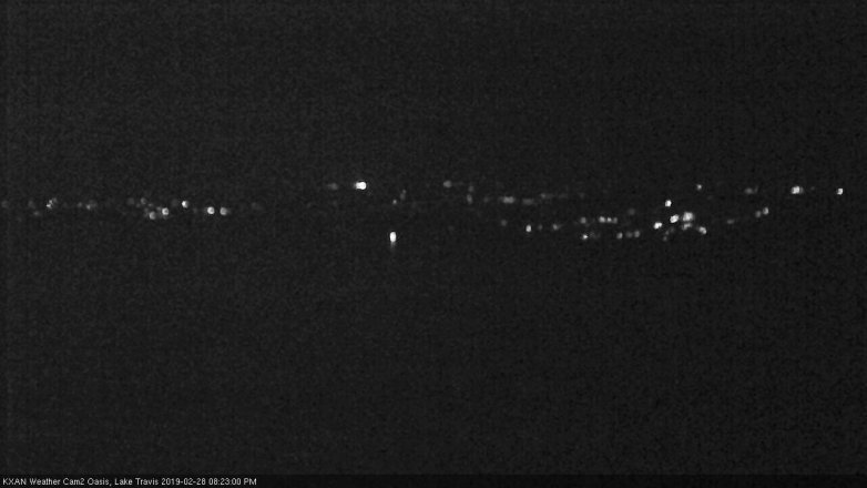 Lake Travis webcam, February 28, 2019 7:25 PM CT