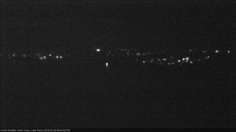 Lake Travis webcam, February 28, 2019 7:45 PM CT