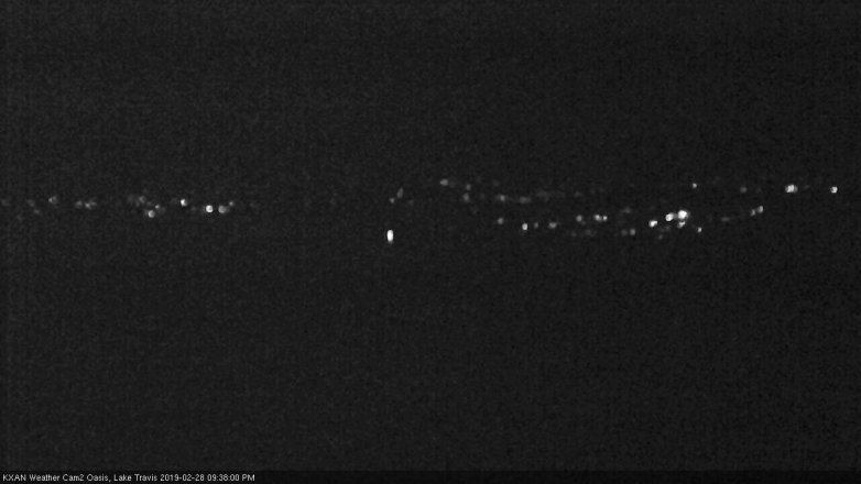 Lake Travis webcam, February 28, 2019 8:40 PM CT