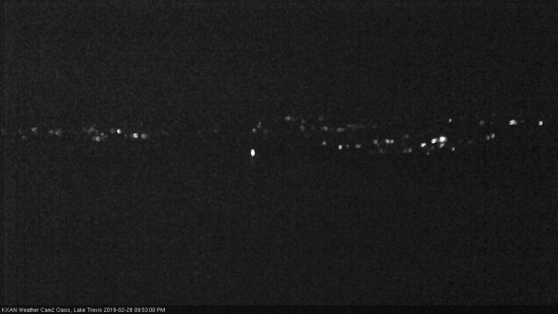 Lake Travis webcam, February 28, 2019 8:55 PM CT