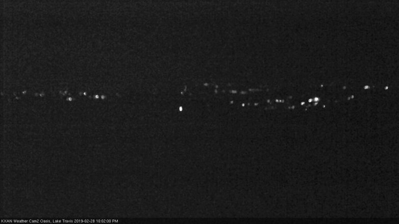 Lake Travis webcam, February 28, 2019 9:05 PM CT