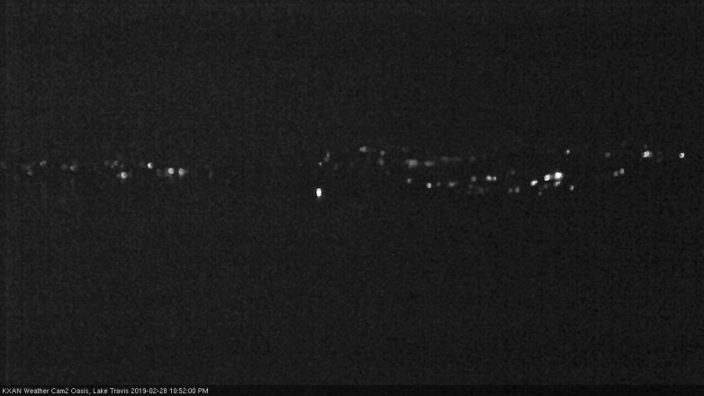 Lake Travis webcam, February 28, 2019 9:55 PM CT