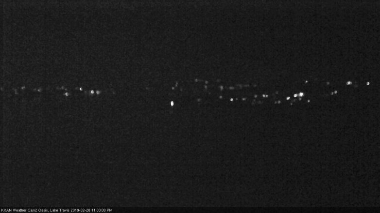 Lake Travis webcam, February 28, 2019 10:05 PM CT