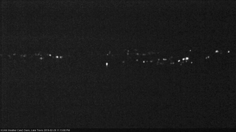 Lake Travis webcam, February 28, 2019 10:15 PM CT