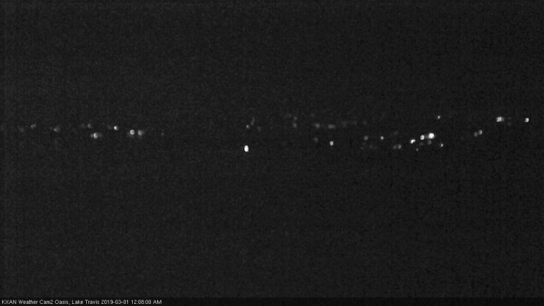 Lake Travis webcam, February 28, 2019 11:10 PM CT