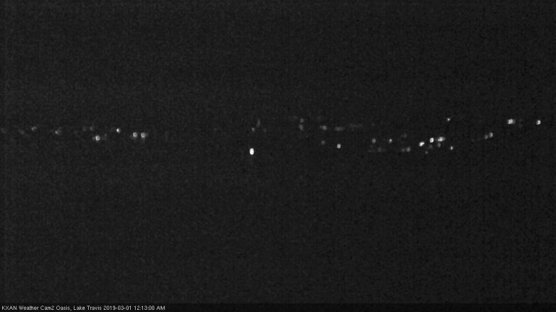 Lake Travis webcam, February 28, 2019 11:15 PM CT