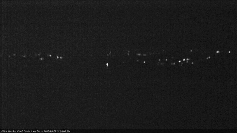 Lake Travis webcam, February 28, 2019 11:35 PM CT