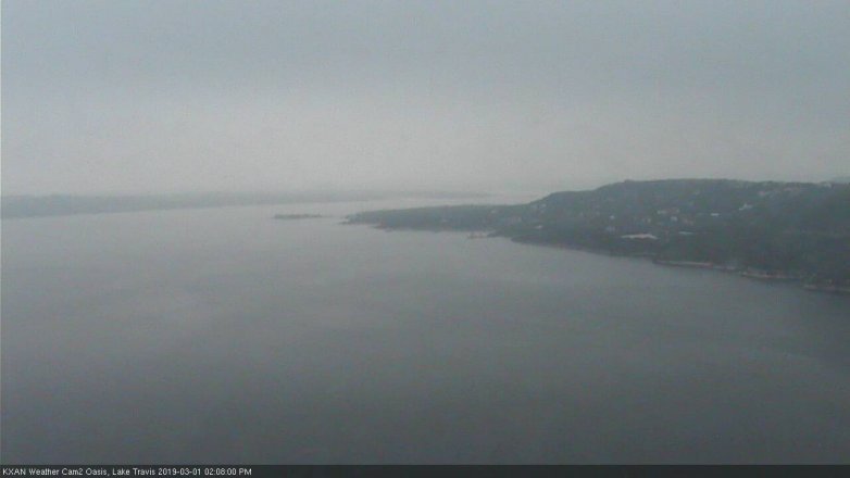 Lake Travis webcam, March 1, 2019 1:10 PM CT