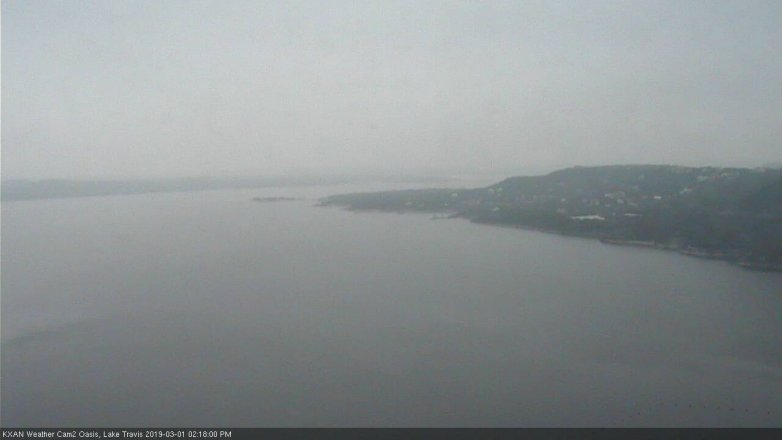 Lake Travis webcam, March 1, 2019 1:20 PM CT