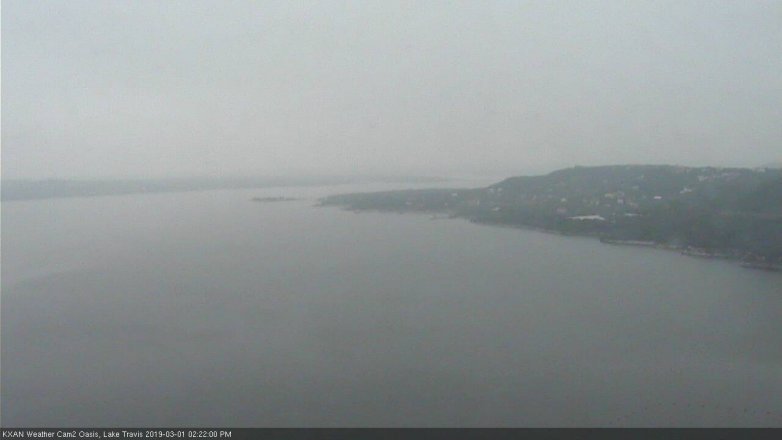 Lake Travis webcam, March 1, 2019 1:25 PM CT