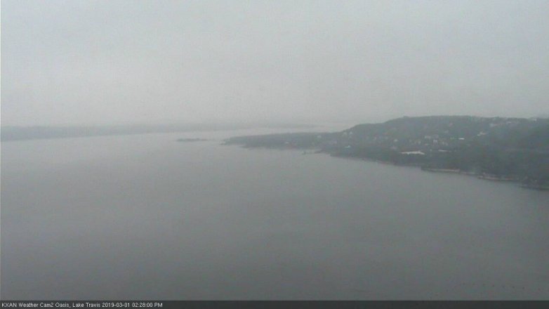 Lake Travis webcam, March 1, 2019 1:30 PM CT