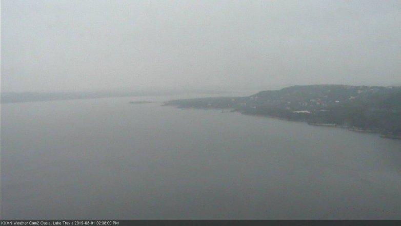 Lake Travis webcam, March 1, 2019 1:40 PM CT
