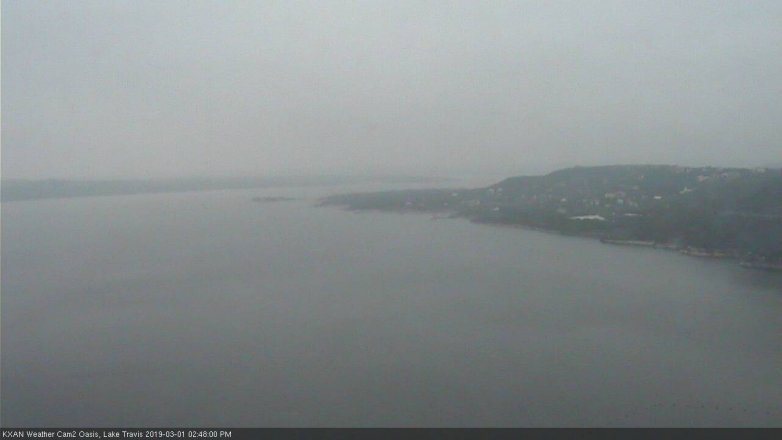 Lake Travis webcam, March 1, 2019 1:50 PM CT