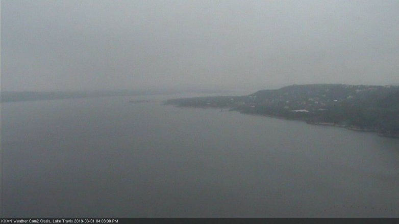 Lake Travis webcam, March 1, 2019 3:05 PM CT