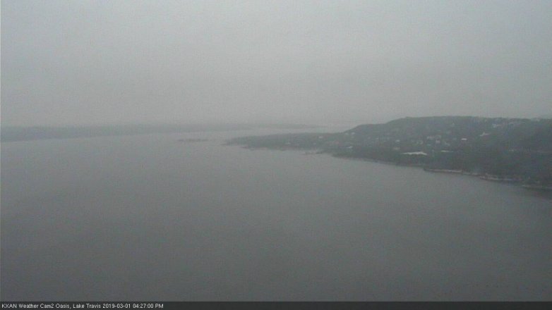 Lake Travis webcam, March 1, 2019 3:30 PM CT