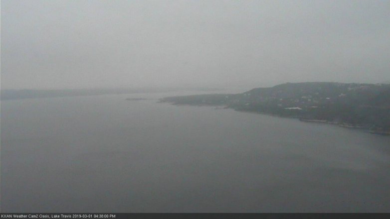 Lake Travis webcam, March 1, 2019 3:40 PM CT