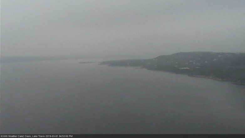 Lake Travis webcam, March 1, 2019 3:55 PM CT