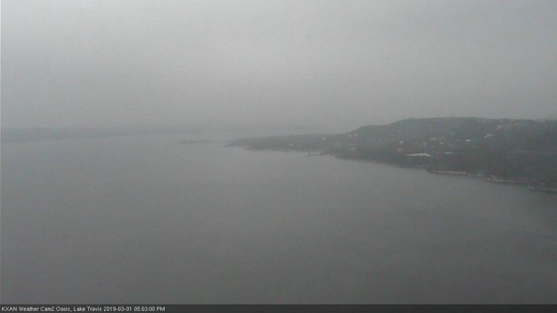 Lake Travis webcam, March 1, 2019 4:05 PM CT