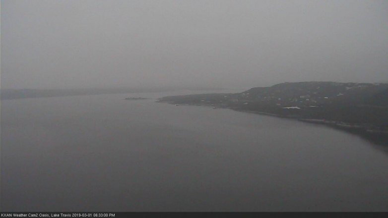 Lake Travis webcam, March 1, 2019 5:35 PM CT