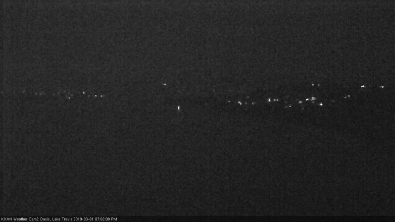 Lake Travis webcam, March 1, 2019 6:05 PM CT