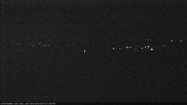 Lake Travis webcam, March 1, 2019 6:15 PM CT