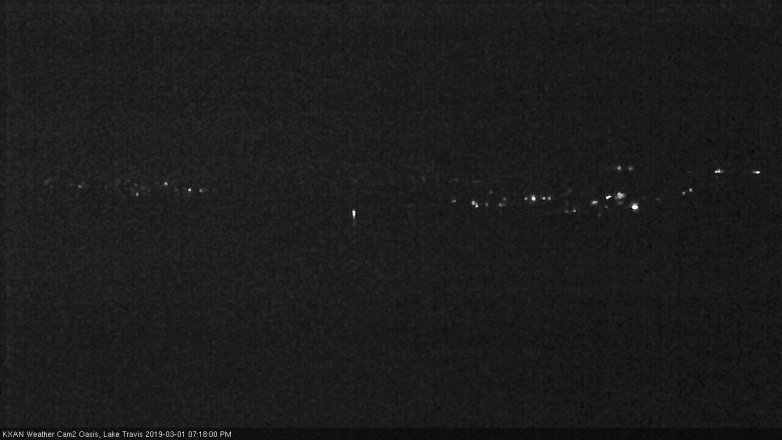Lake Travis webcam, March 1, 2019 6:20 PM CT