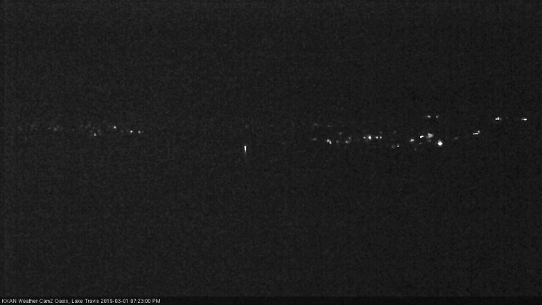 Lake Travis webcam, March 1, 2019 6:25 PM CT