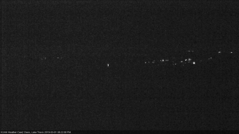 Lake Travis webcam, March 1, 2019 7:25 PM CT