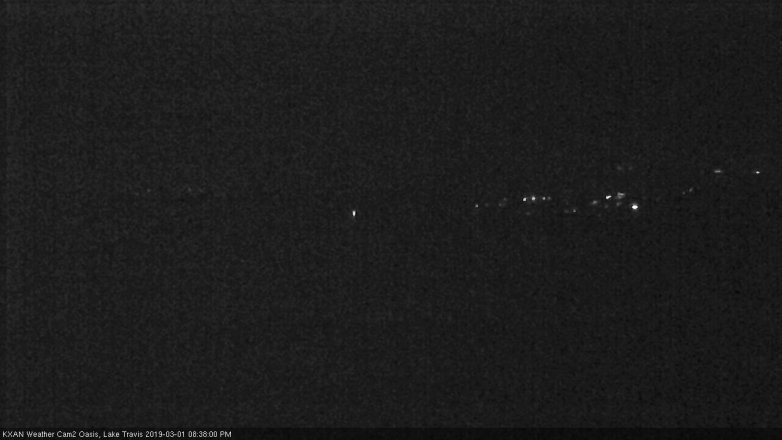 Lake Travis webcam, March 1, 2019 7:40 PM CT