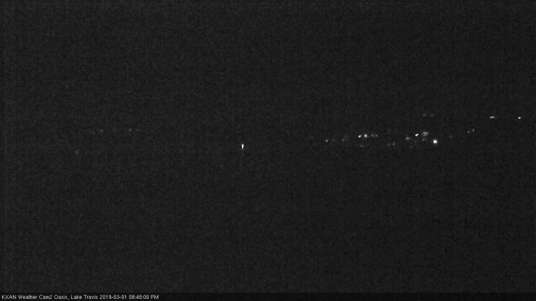 Lake Travis webcam, March 1, 2019 7:50 PM CT