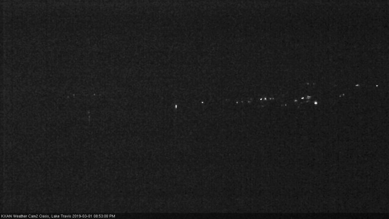 Lake Travis webcam, March 1, 2019 7:55 PM CT