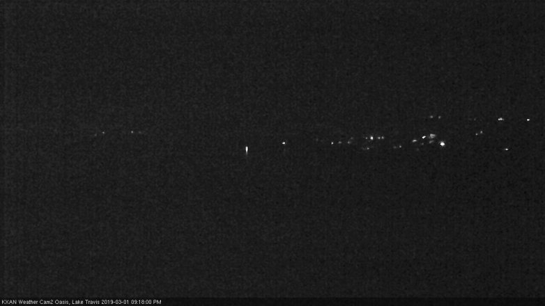 Lake Travis webcam, March 1, 2019 8:20 PM CT