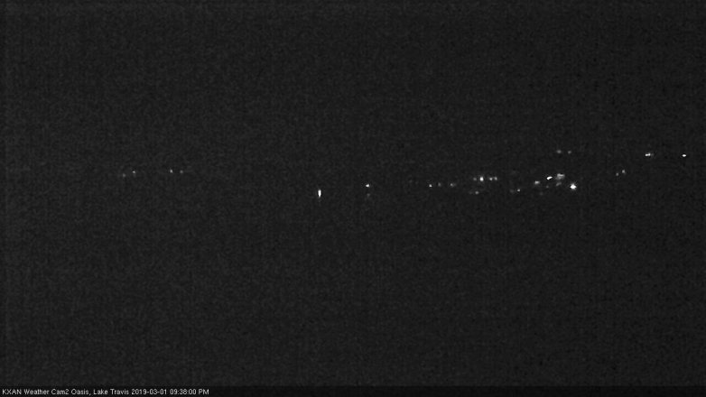 Lake Travis webcam, March 1, 2019 8:40 PM CT