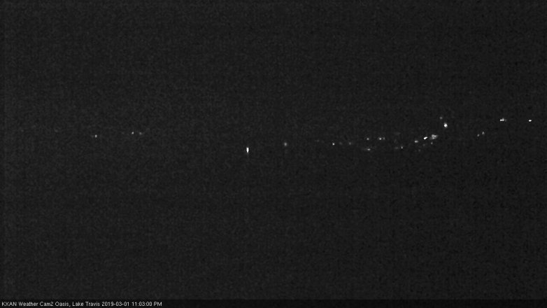 Lake Travis webcam, March 1, 2019 10:05 PM CT