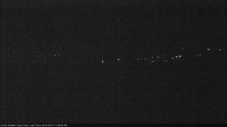 Lake Travis webcam, March 1, 2019 10:10 PM CT