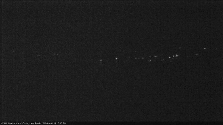 Lake Travis webcam, March 1, 2019 10:15 PM CT