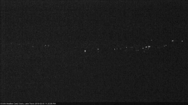 Lake Travis webcam, March 1, 2019 10:35 PM CT