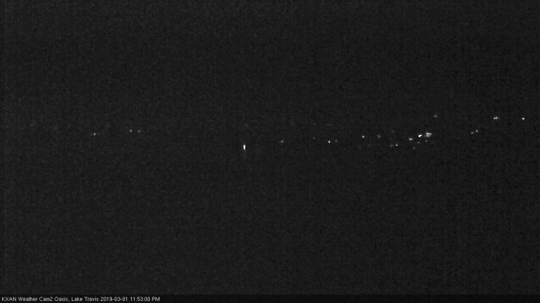 Lake Travis webcam, March 1, 2019 10:55 PM CT