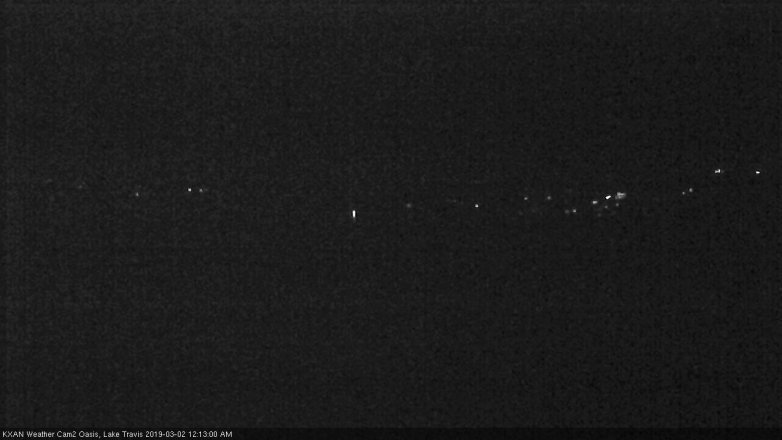 Lake Travis webcam, March 1, 2019 11:15 PM CT